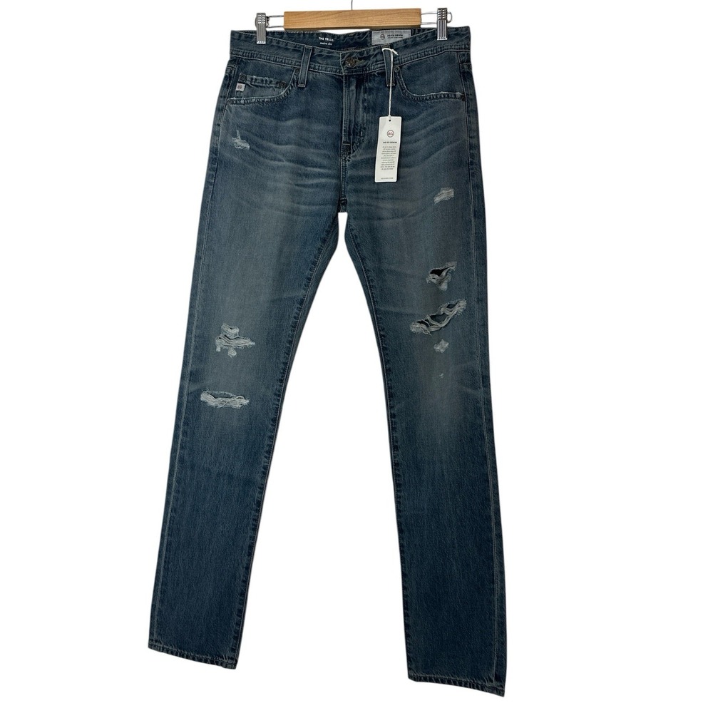 NEW AG Jeans Adriano Goldschmied Tellis Men 29 X‎ 33 Modern Slim Blue Denim New